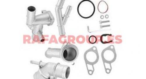 Termostato. Tubería. Bridas